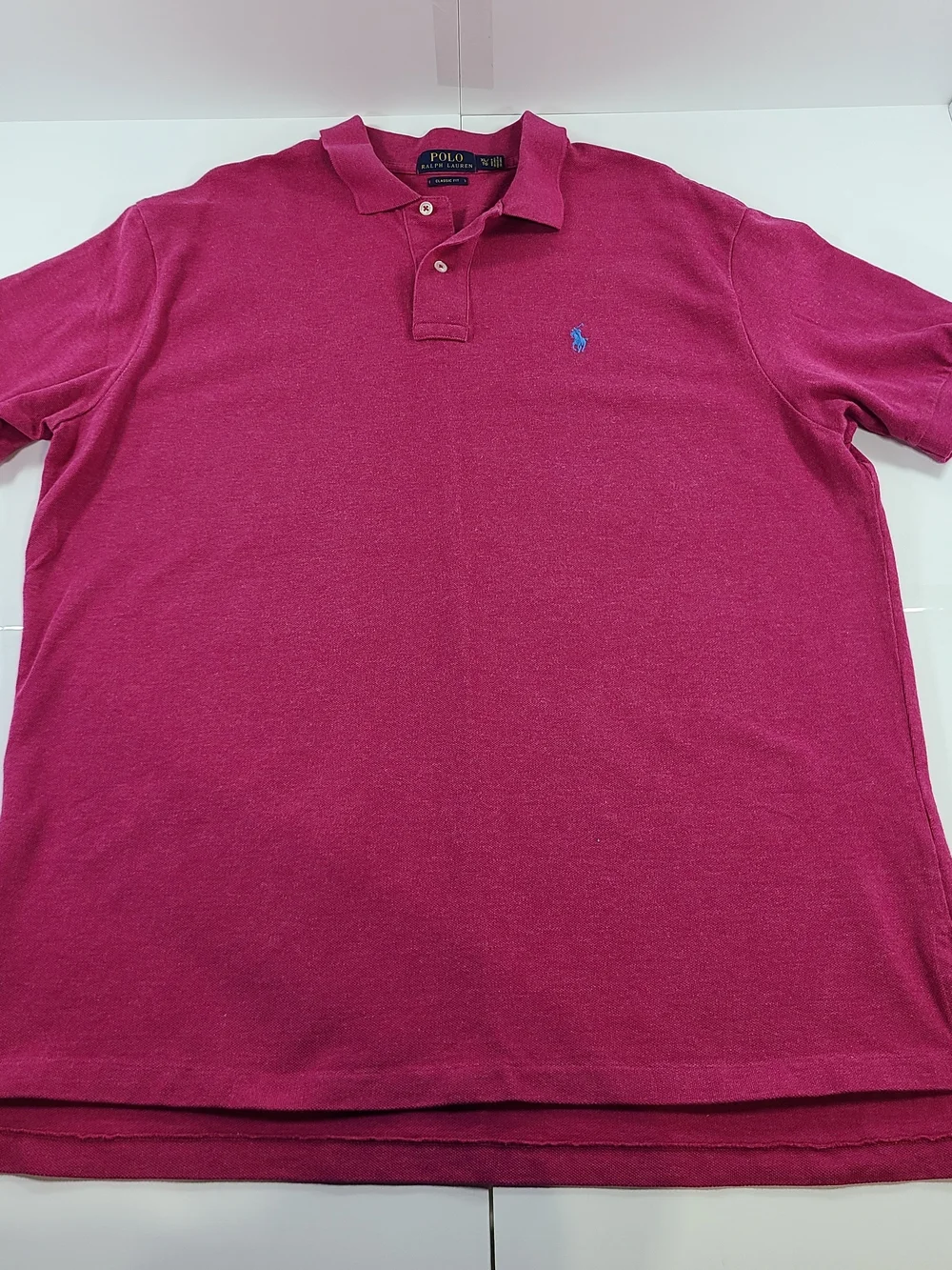 Polo by Ralph Lauren Men's Pink Polo Shirt - 1020